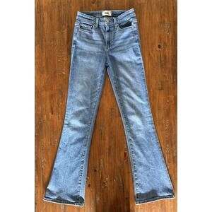PAIGE Laurel Canyon Bootcut Flare Jeans Womens 25 High Rise Blue Stretch
